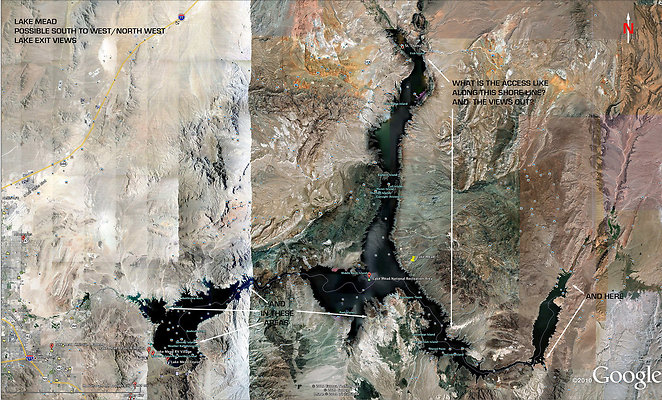 LAKE MEAD POSSIBLE LAKE EXIT AREAS